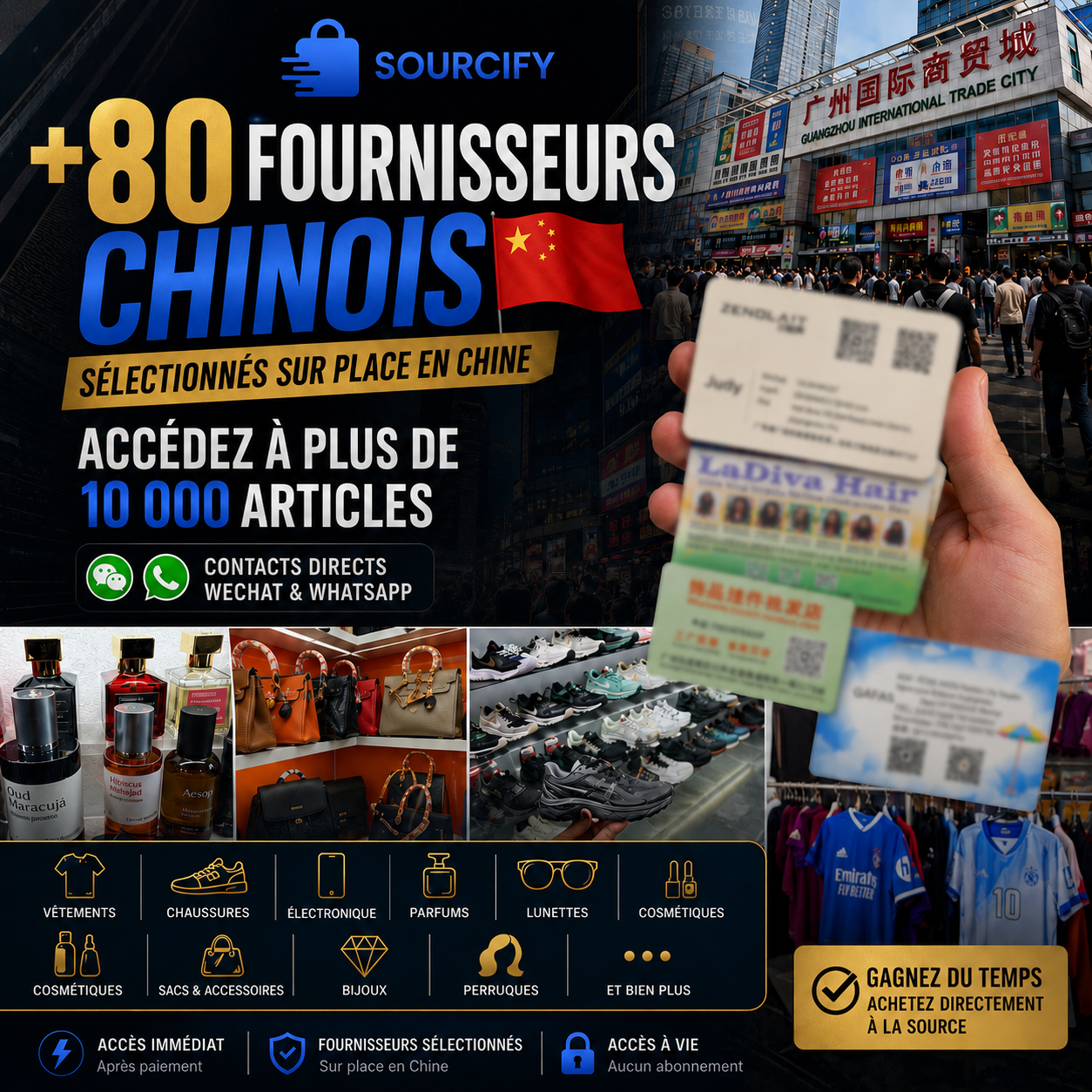 Les meilleurs fournisseurs Chinois en un clic